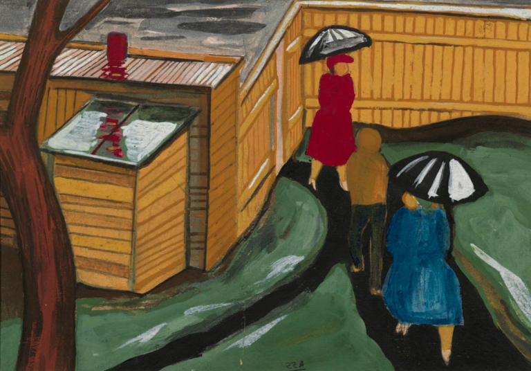 Women with Umbrellas