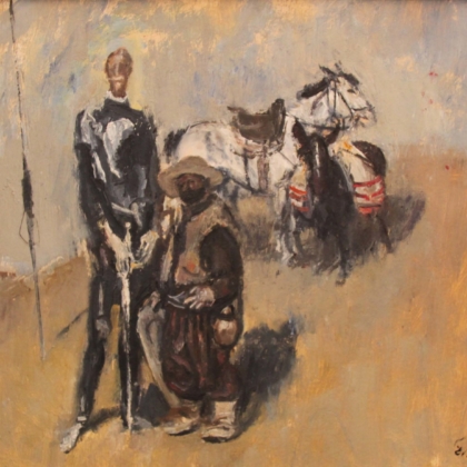 Don Quixote and Sancha Pansa