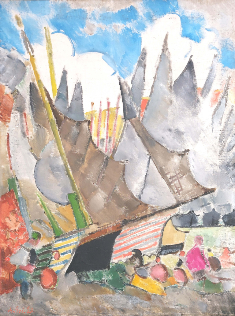 Sailing Boats in Constantinople
